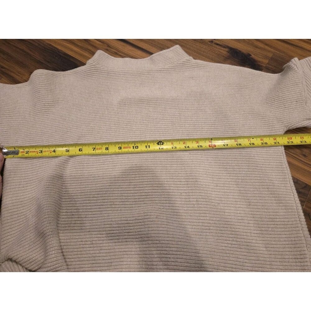 Pea in the Pod Maternity Ribbed Knit Dolman Sweater Beige Size M - Picture 10 of 10